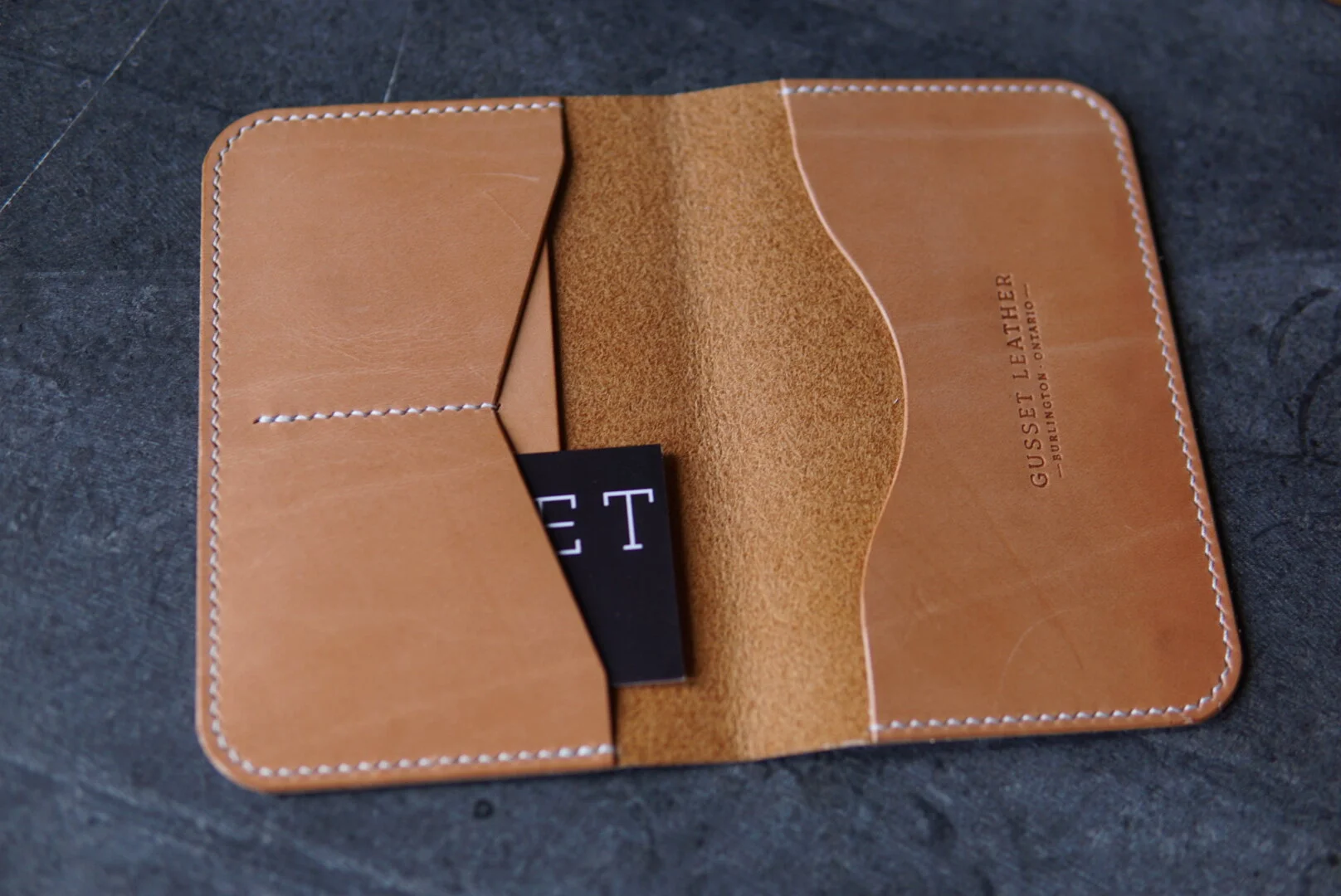 Moleskine/Passport Cover (Russet) — GUSSET LEATHER