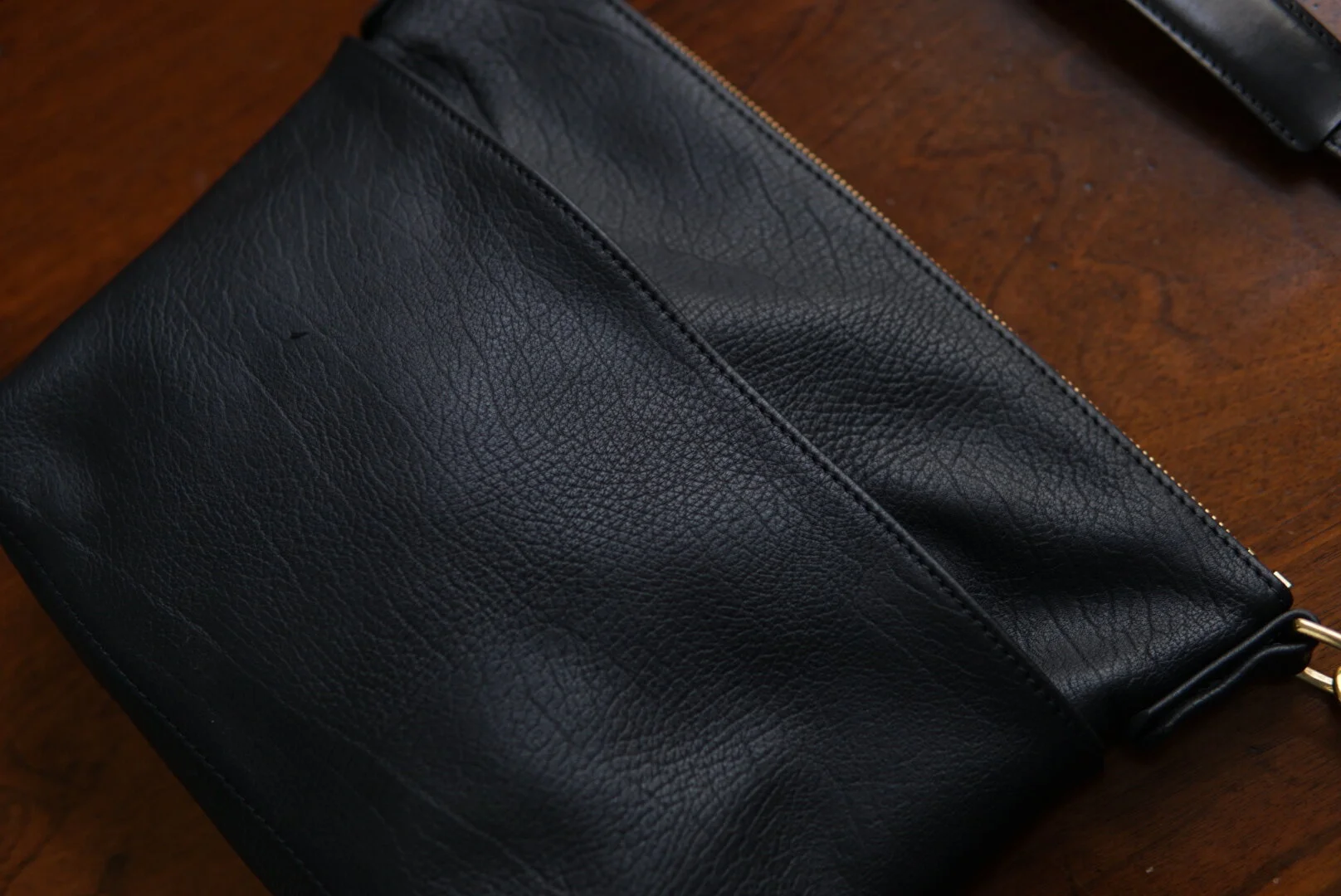 Black Bison Zip Purse