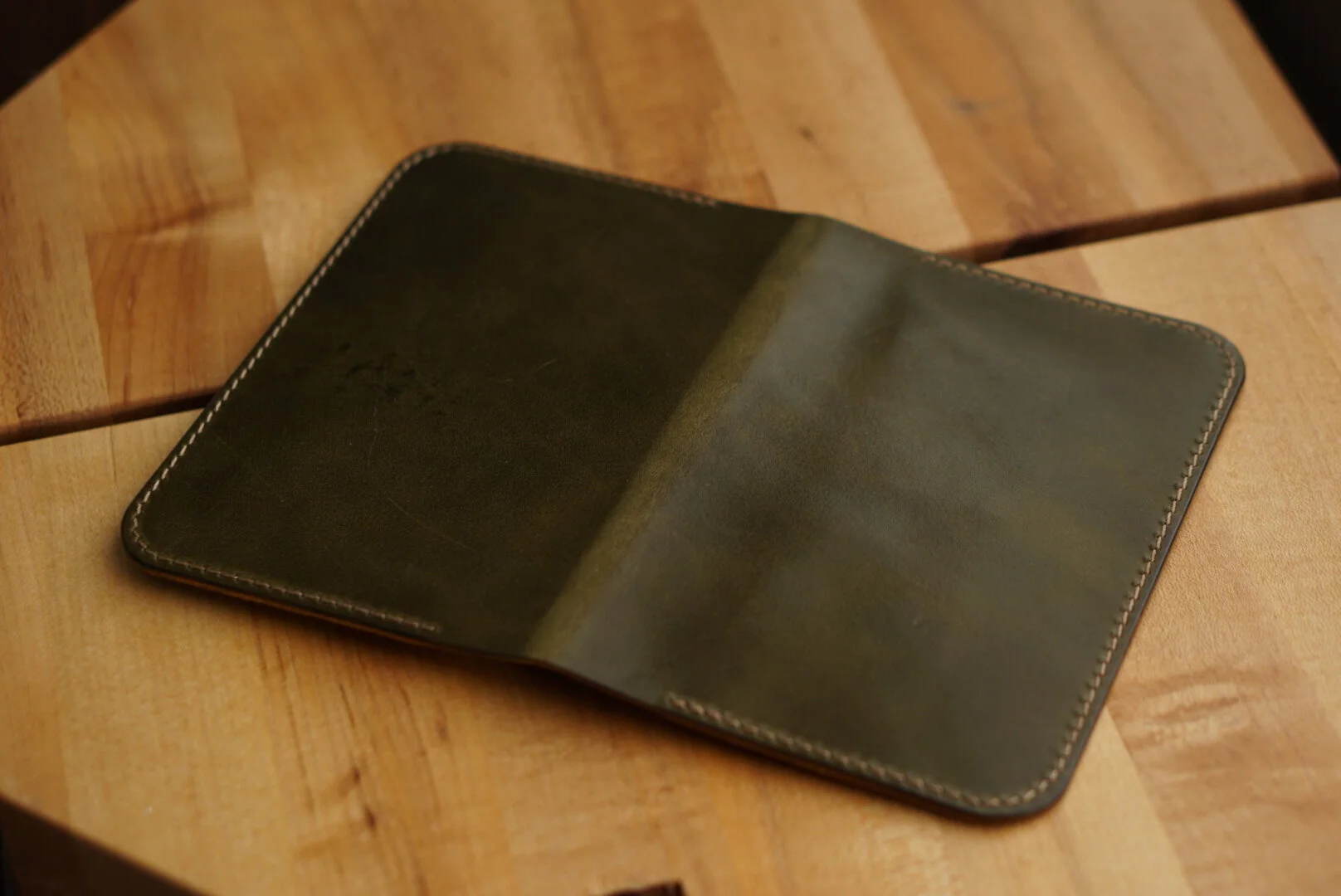 Olive Harness Leather