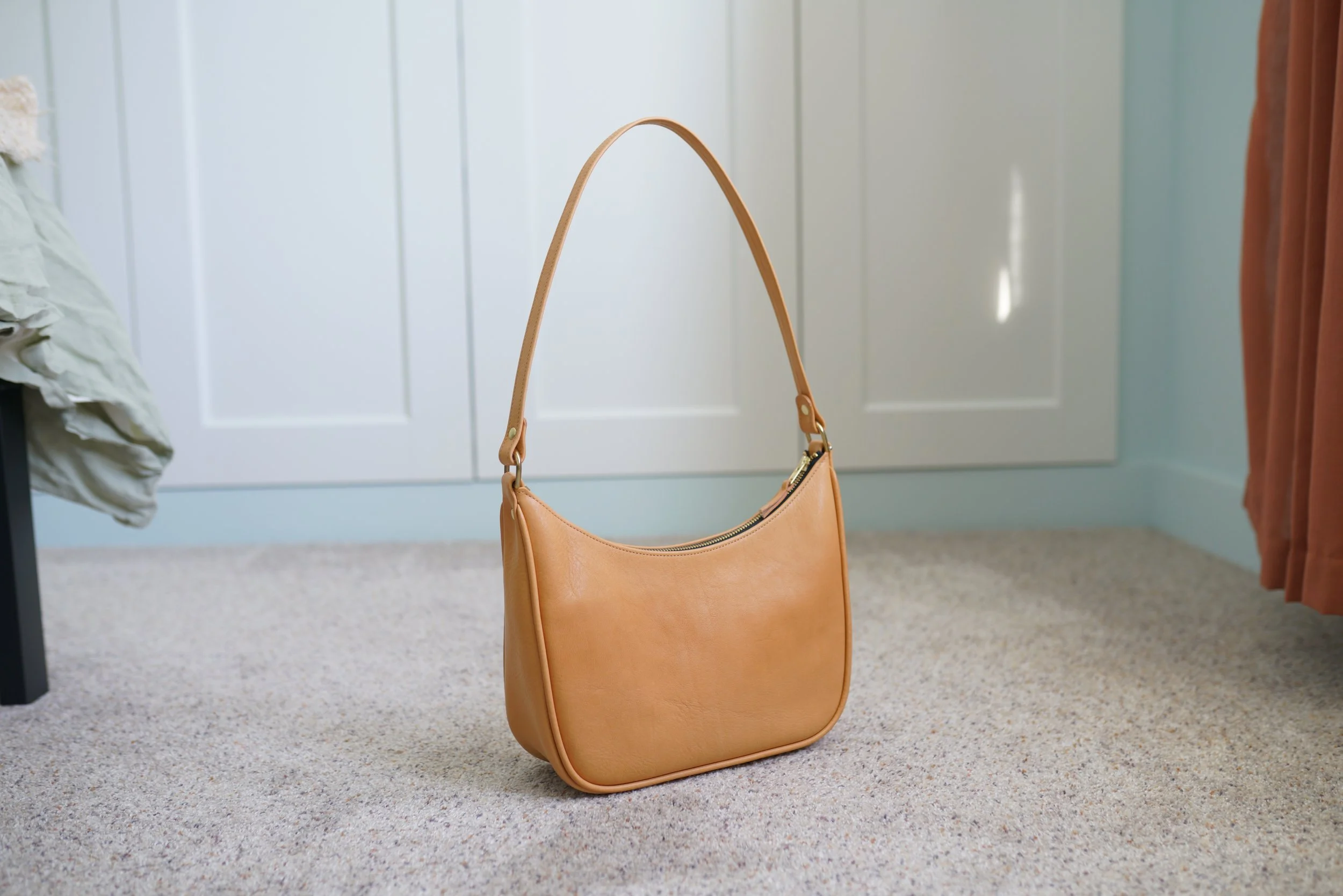 Curved Handbag - multiple colours