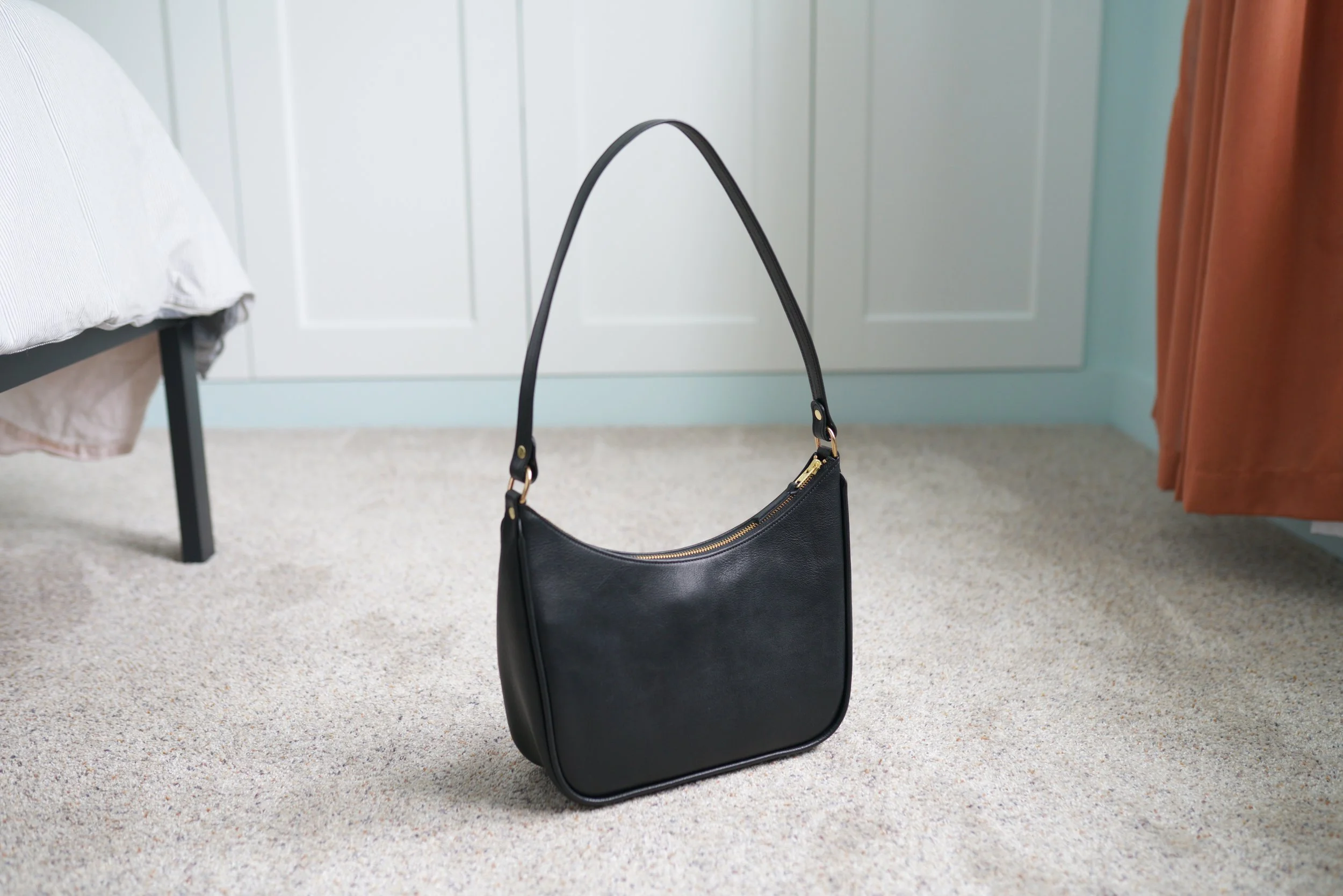 Curved Handbag - multiple colours