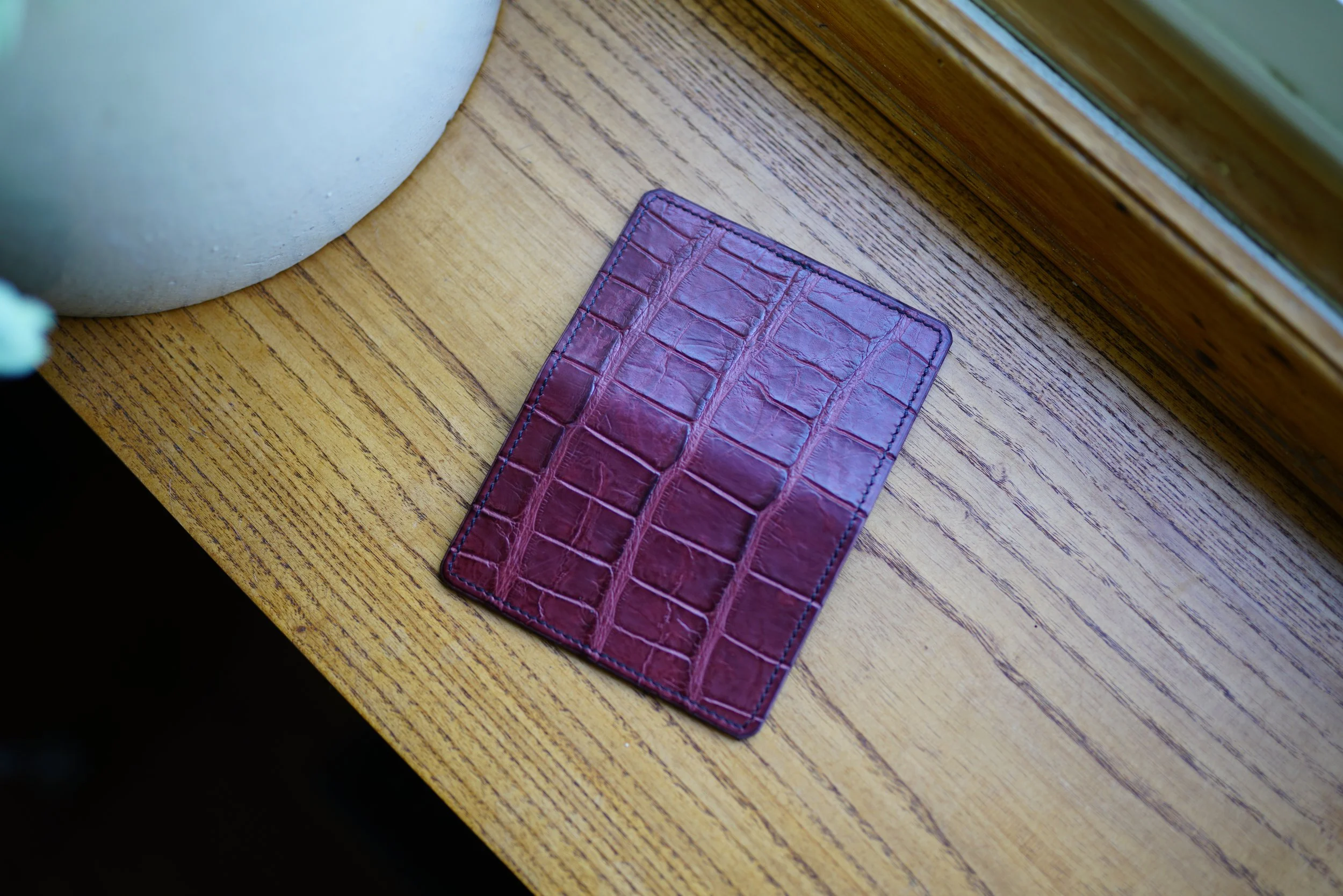 American Gator Card Wallet - multiple colours