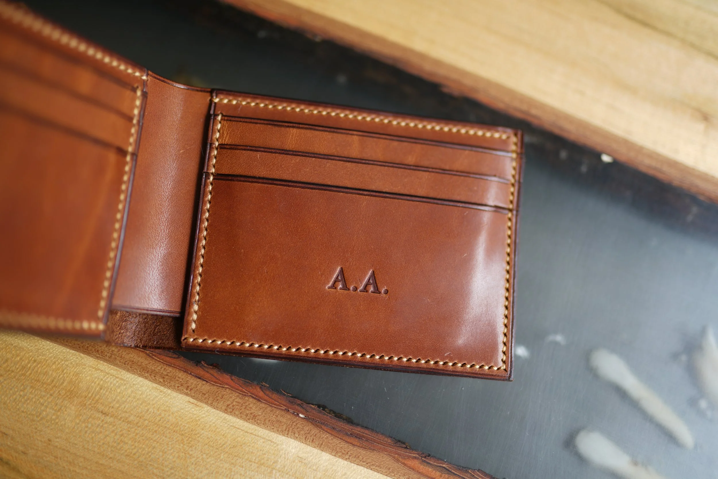 Wallet interior initials.JPG