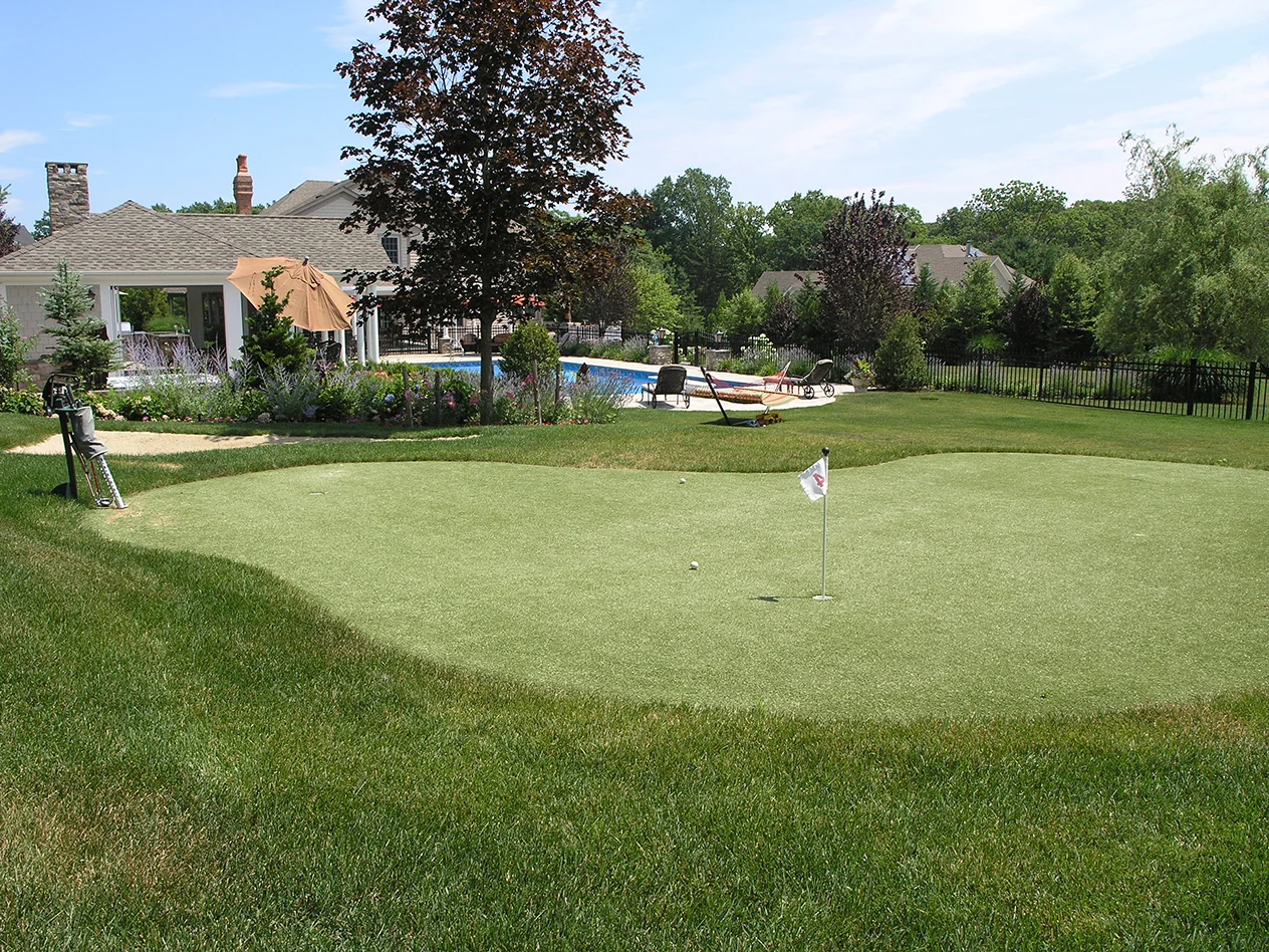 Landscape design with golf course in Long Island, NY​​​​​​​