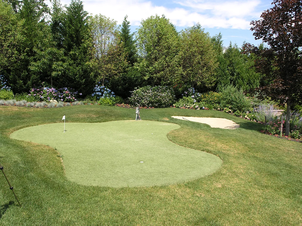 Landscape design with golf course in Long Island, NY​​​​​​​