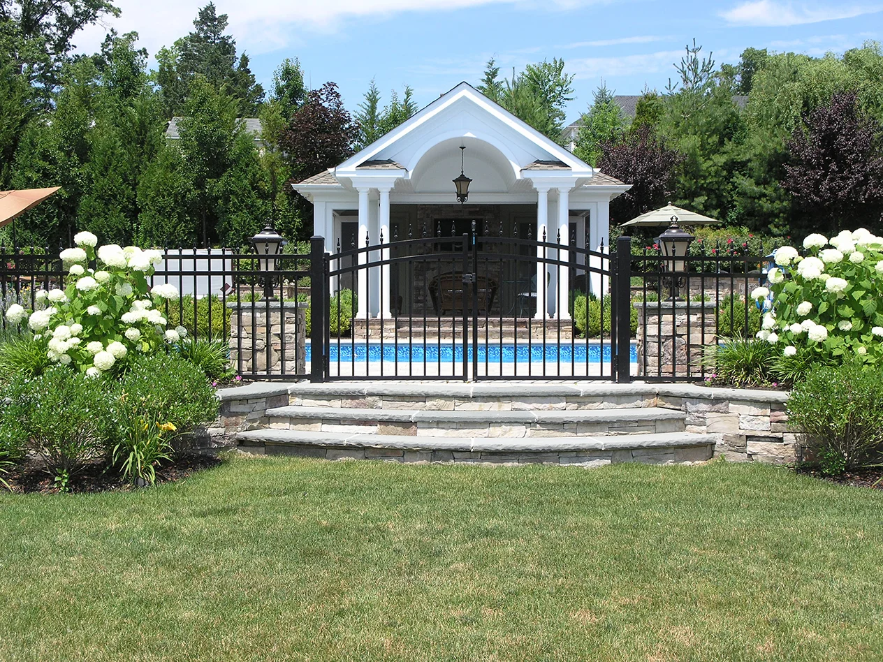 Landscape design with spa in Long Island, NY​​​​​​​