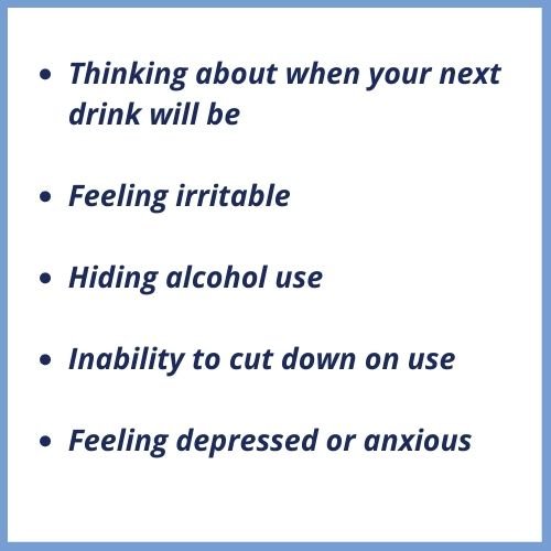 Signs you may be drinking too much