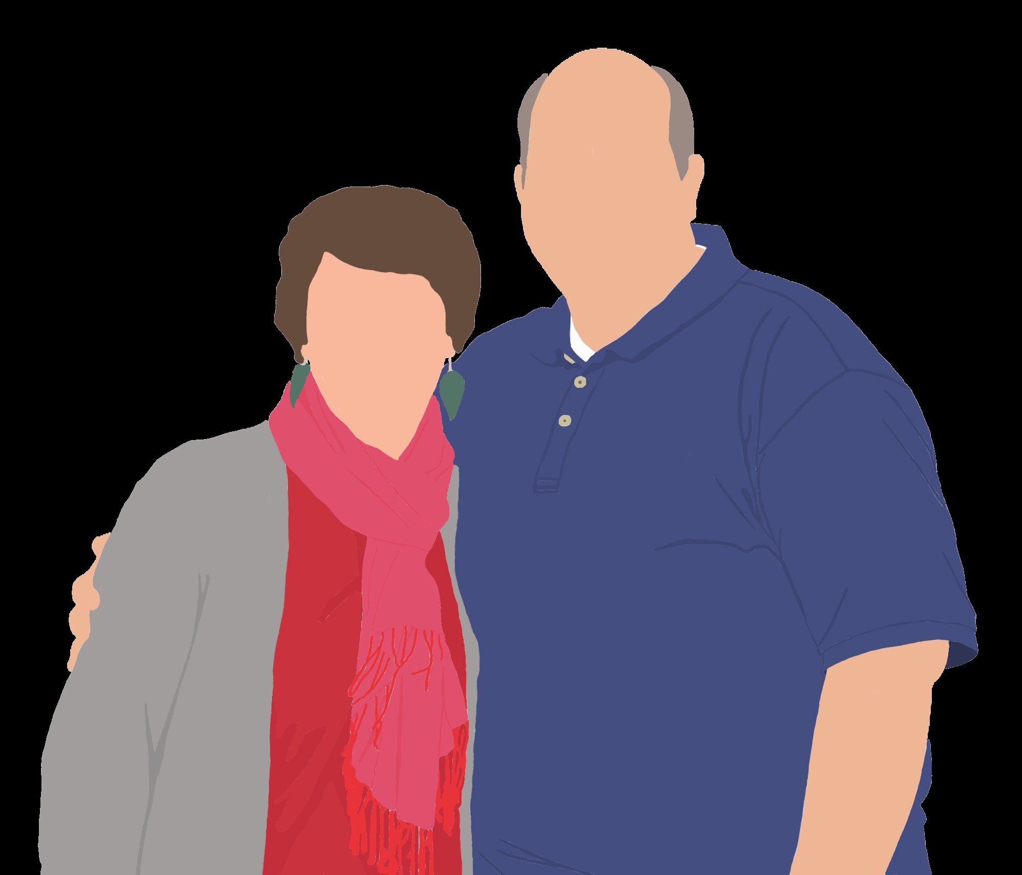 Shane and Joy THP workers Southern France