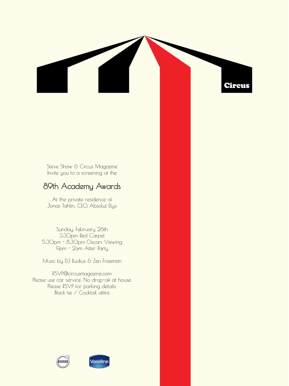 OSCARS 2017 HOST BY CIRCUS MAGAZINE