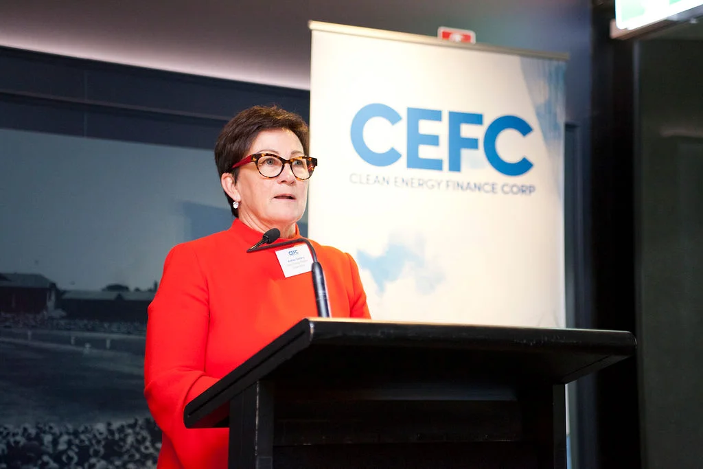 Andrea Slattery presenting on behalf of CEFC