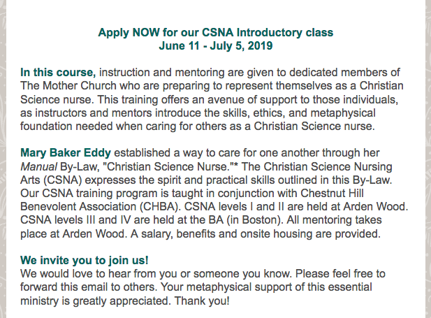 You'll find details and videos about the CSNA training program on our website: