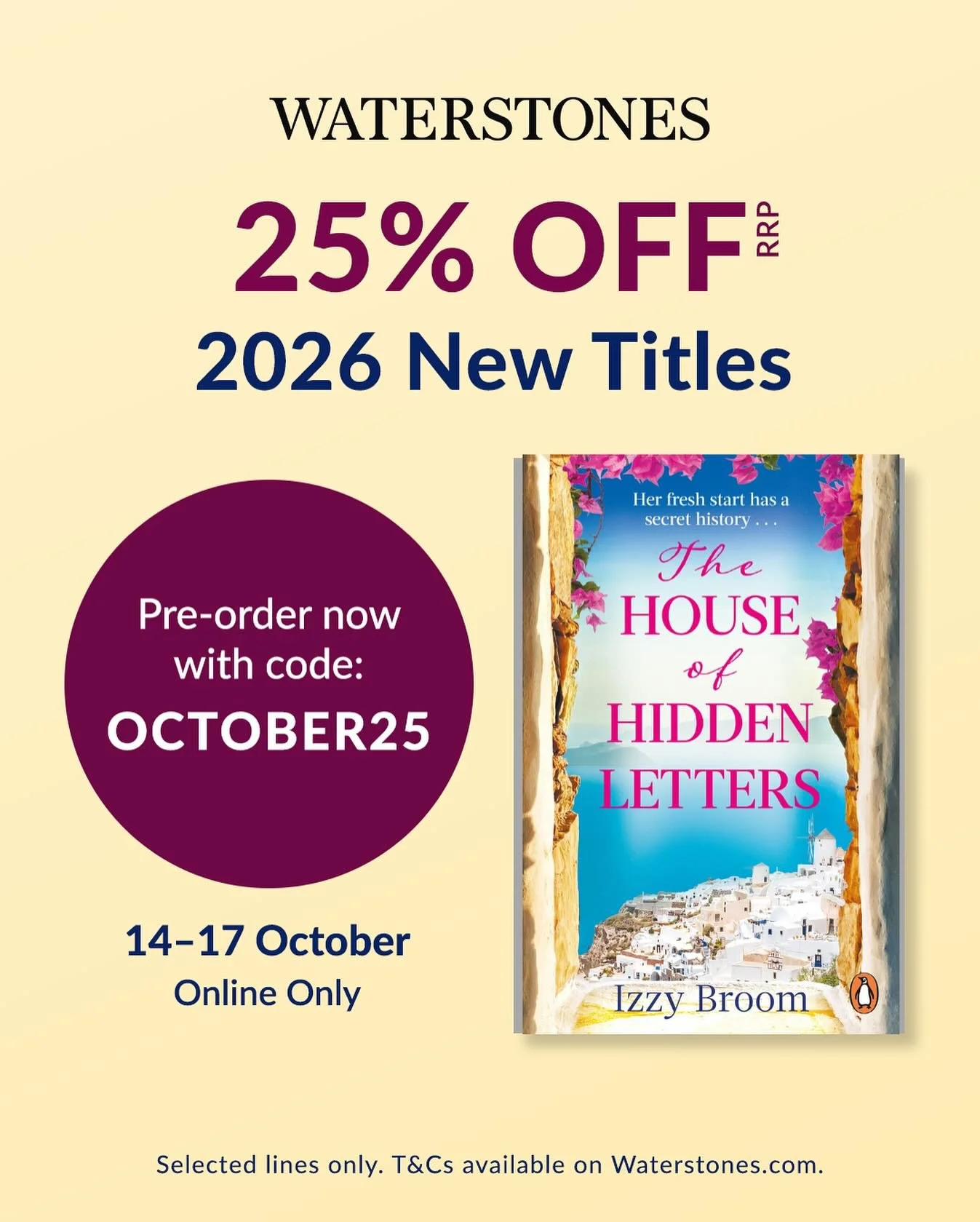 For sale: Greek cottage. Price: One Euro.
Skye doesn’t make impulsive decisions. But when she sees a derelict Greek cottage for sale by lottery, she enters with dreams of a fresh start.
However, her heart sinks as she pushes open the tattered