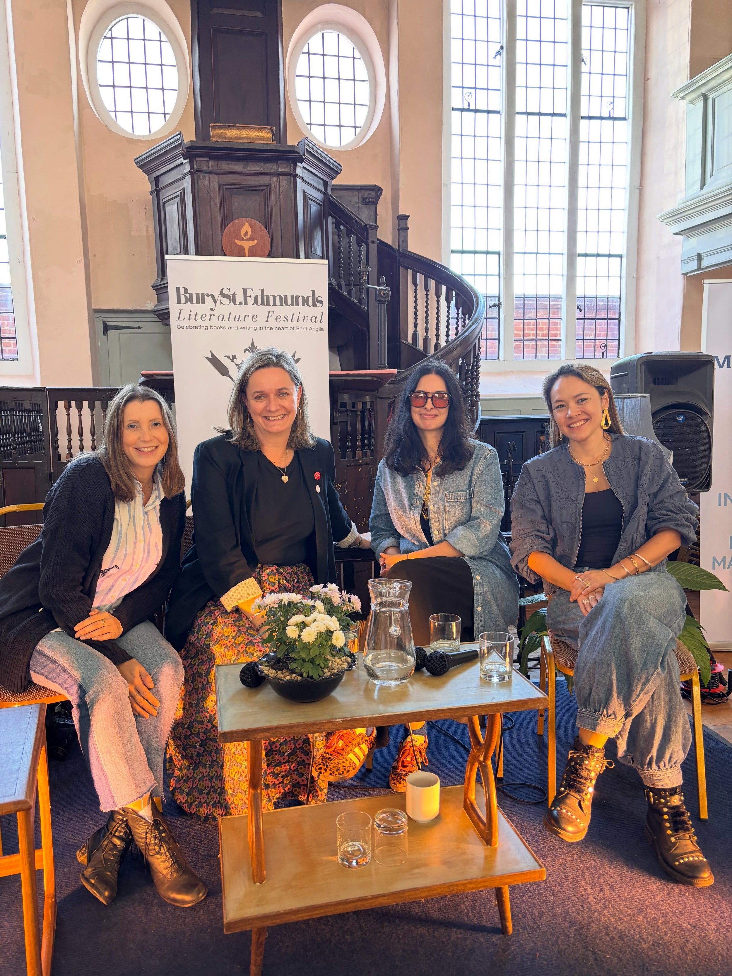 BURY LITERATURE FESTIVAL 2026 🎉

What a treat to be invited back for a second year running to chair a fascinating &ldquo;Family Matters&rdquo; panel with literary geniuses @harrietevansauthor, @jodiechapman and @emilyitami 

As well as diving deep i