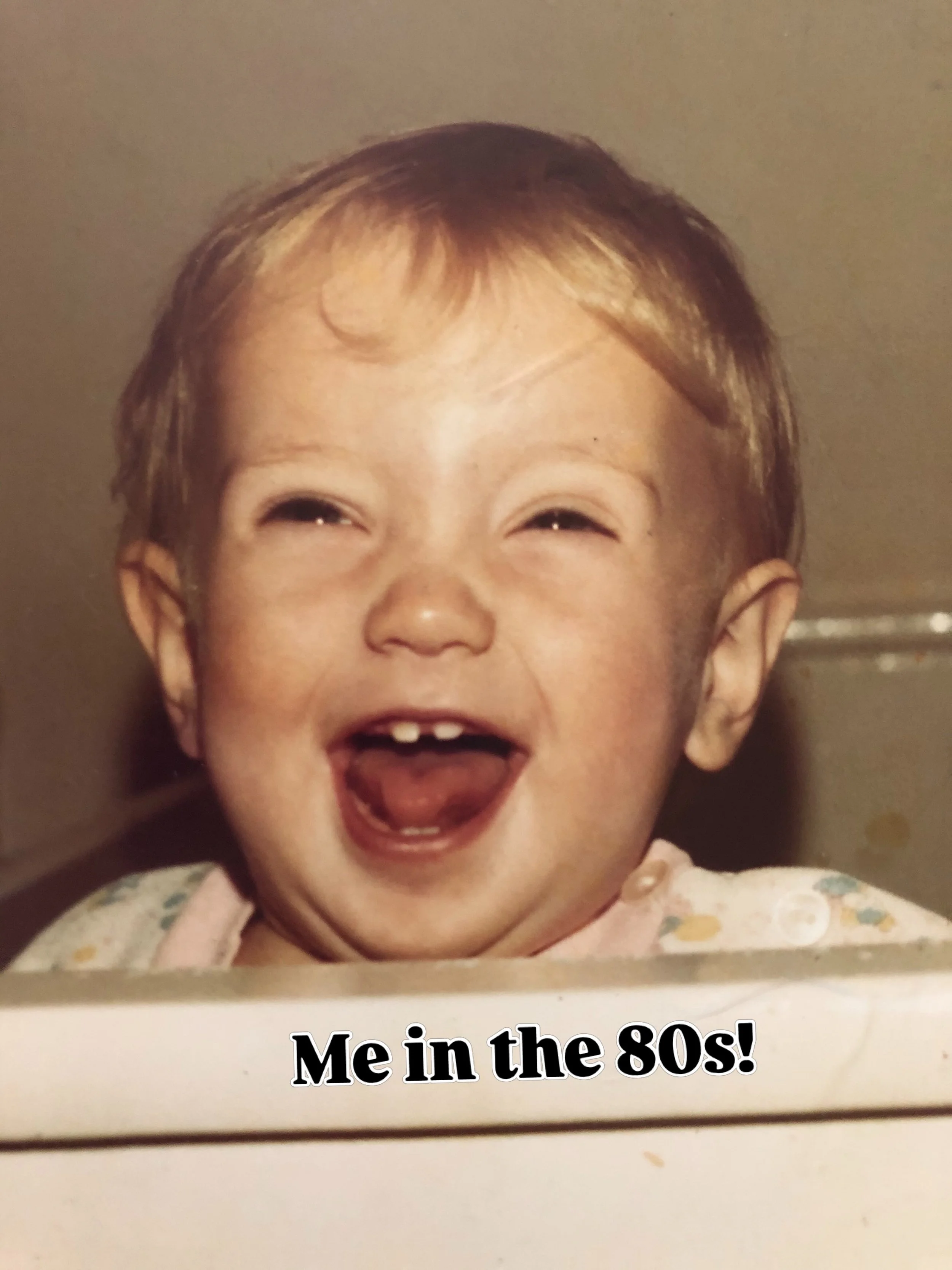 LOVE this pre-AI photo trend! I just scraped into the 70s (by nine days, natch) but I was very much an 80s kid. And very much a weirdo, as these pics confirm. 

Curtain chewing? Ball grabbing? Creepy glove wearing? Wine guzzling?

On reflection, thes