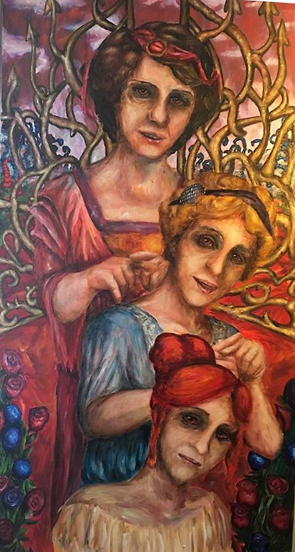 48"x 24". Oil on canvas.
