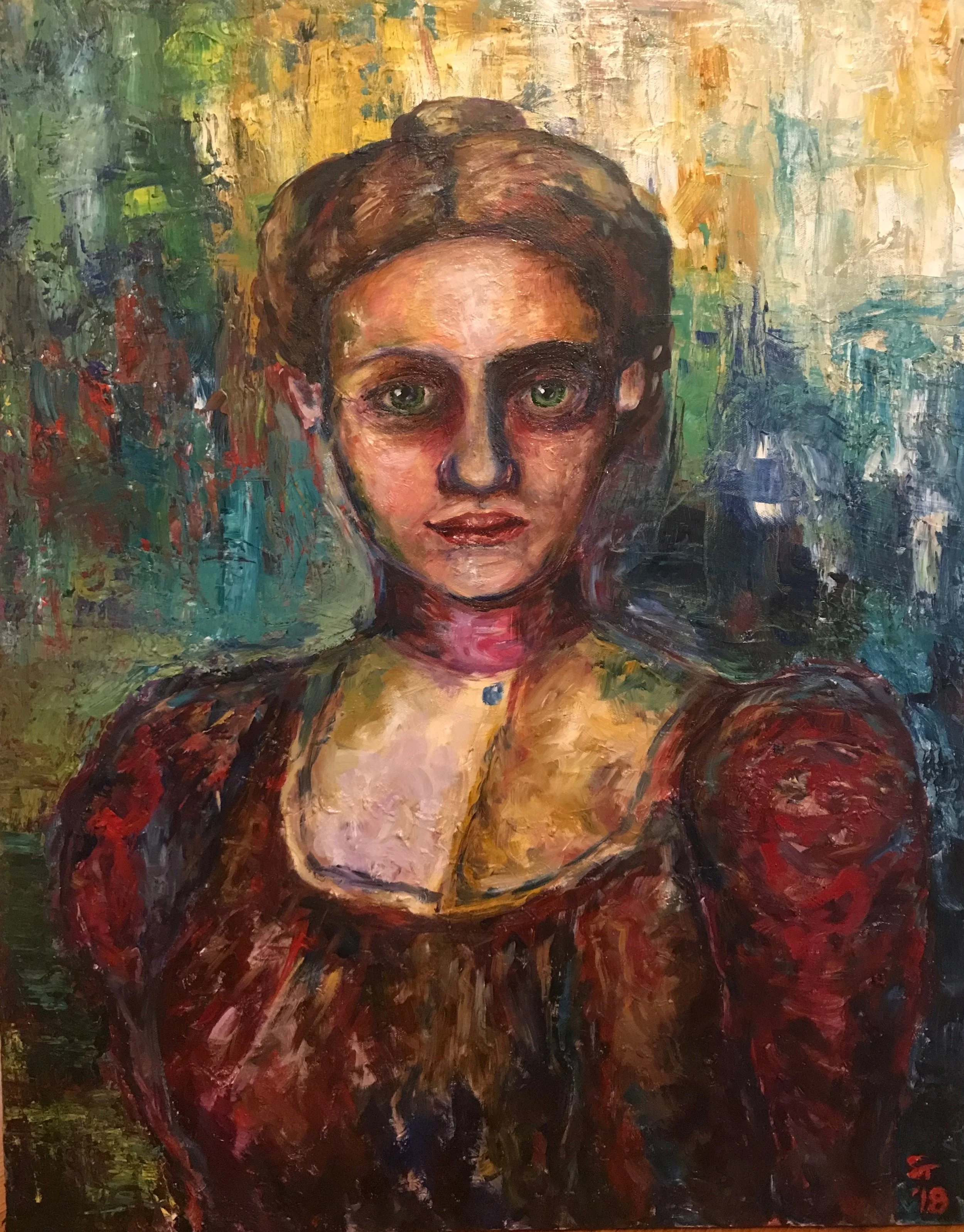 Oil on canvas. 36"x 24"