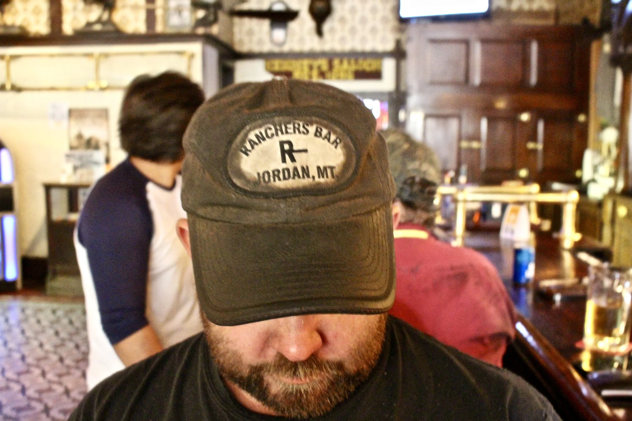 Scott's hat proudly boasts his hometown