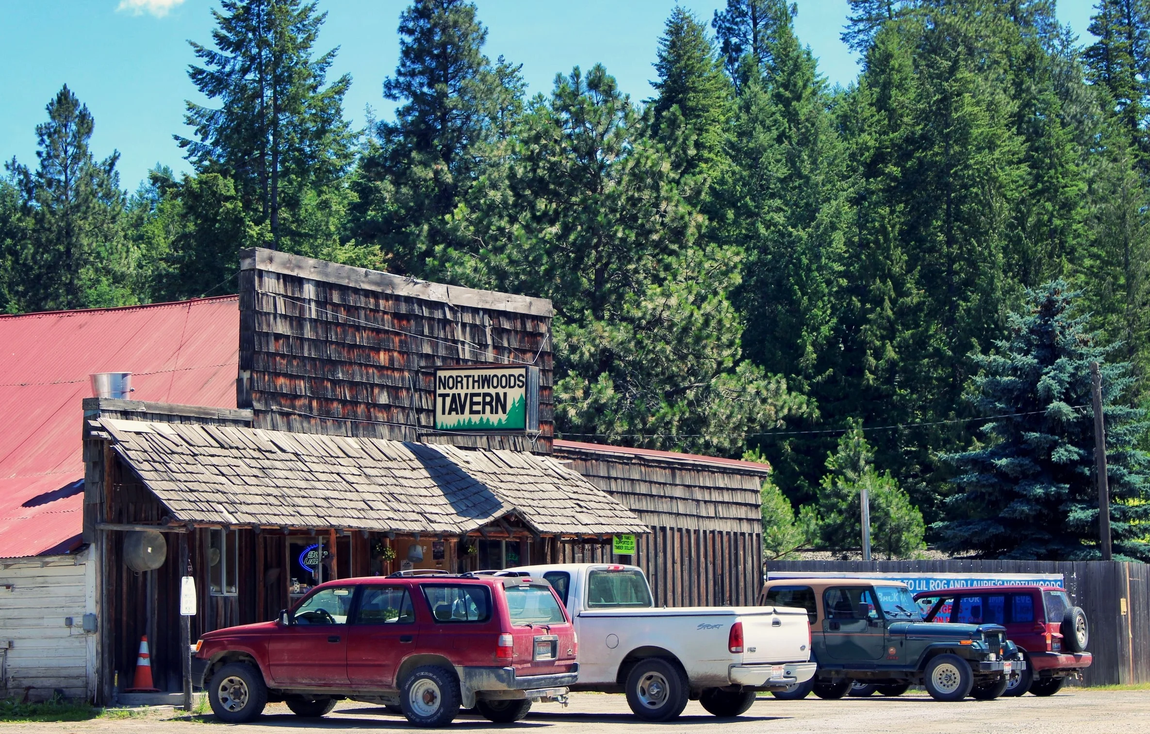 The Northwoods Tavern is the main local watering hole