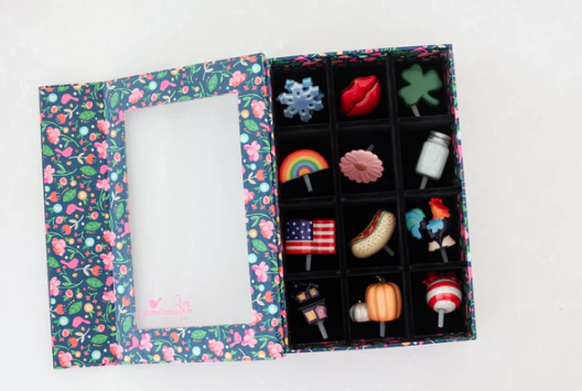 Nora Fleming Floral Keepsake Box - holds 12 minis — Relish Kitchen