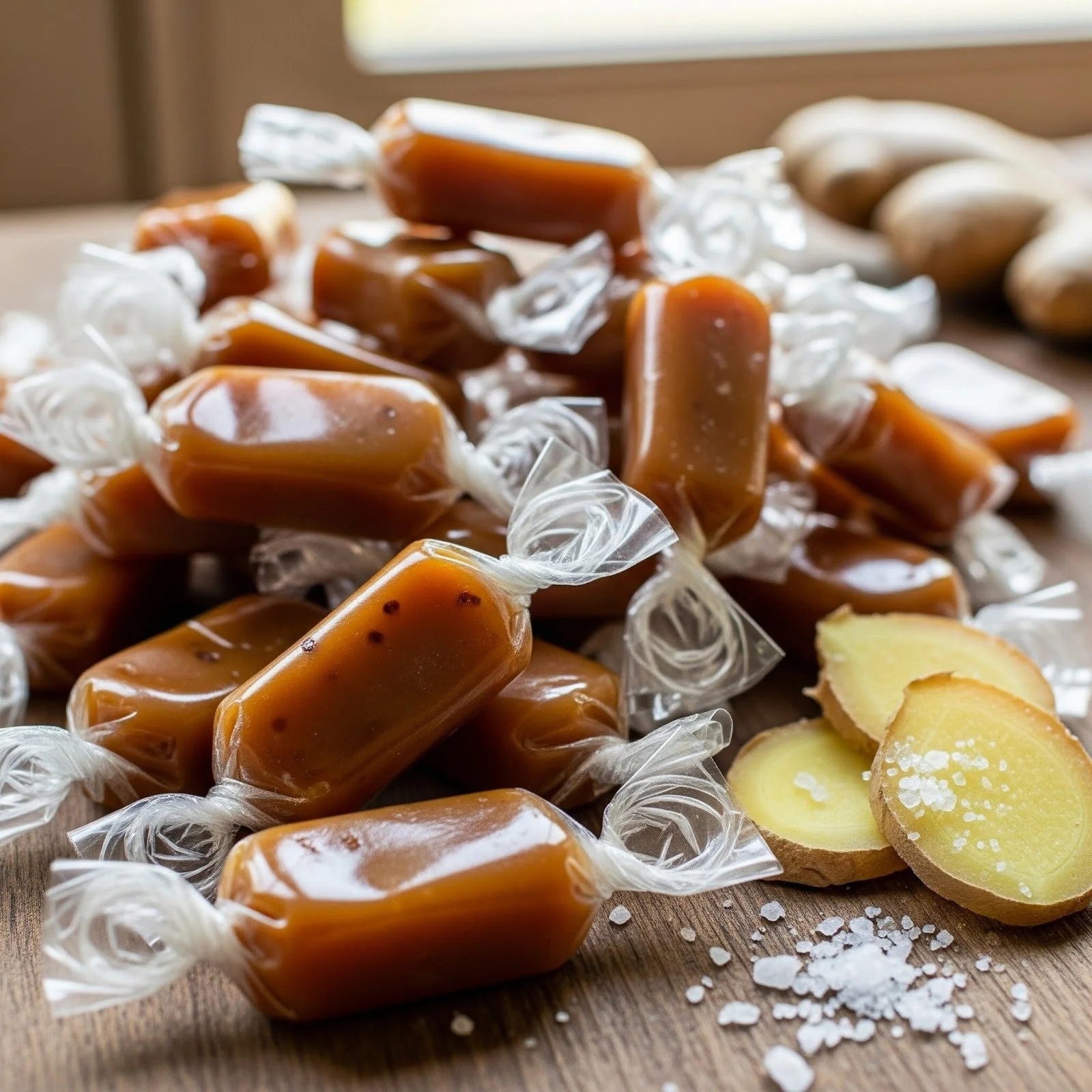 Tuesday, March 31, 6pm: Fresh Ginger Caramels