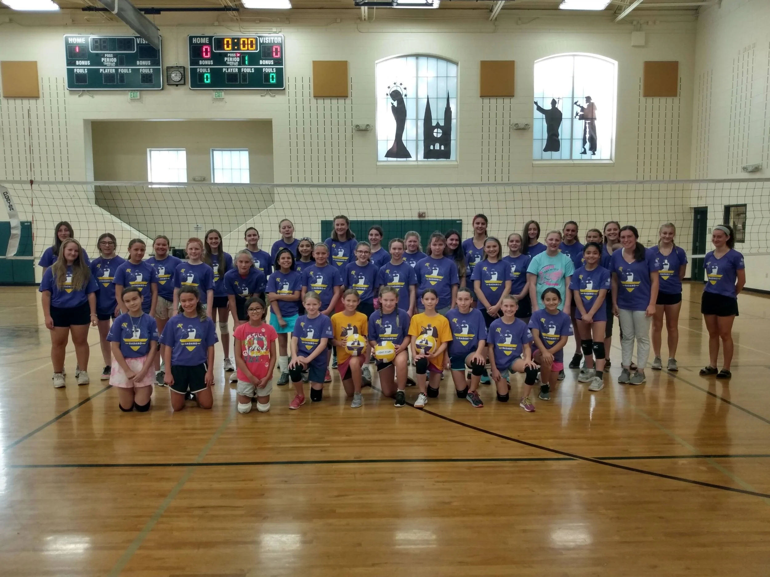 Girls Volleyball Camp, Incoming Grades 3-8, July 6-10