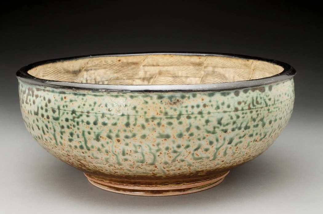 copper ash bowl with combing.jpg