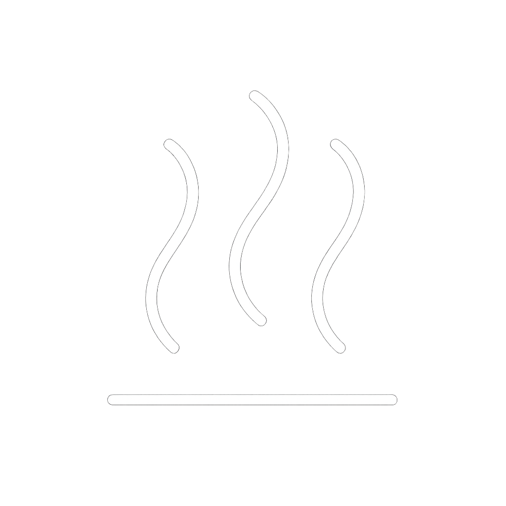 Steam icon representing superheated steam entering the system for hydrogen production.