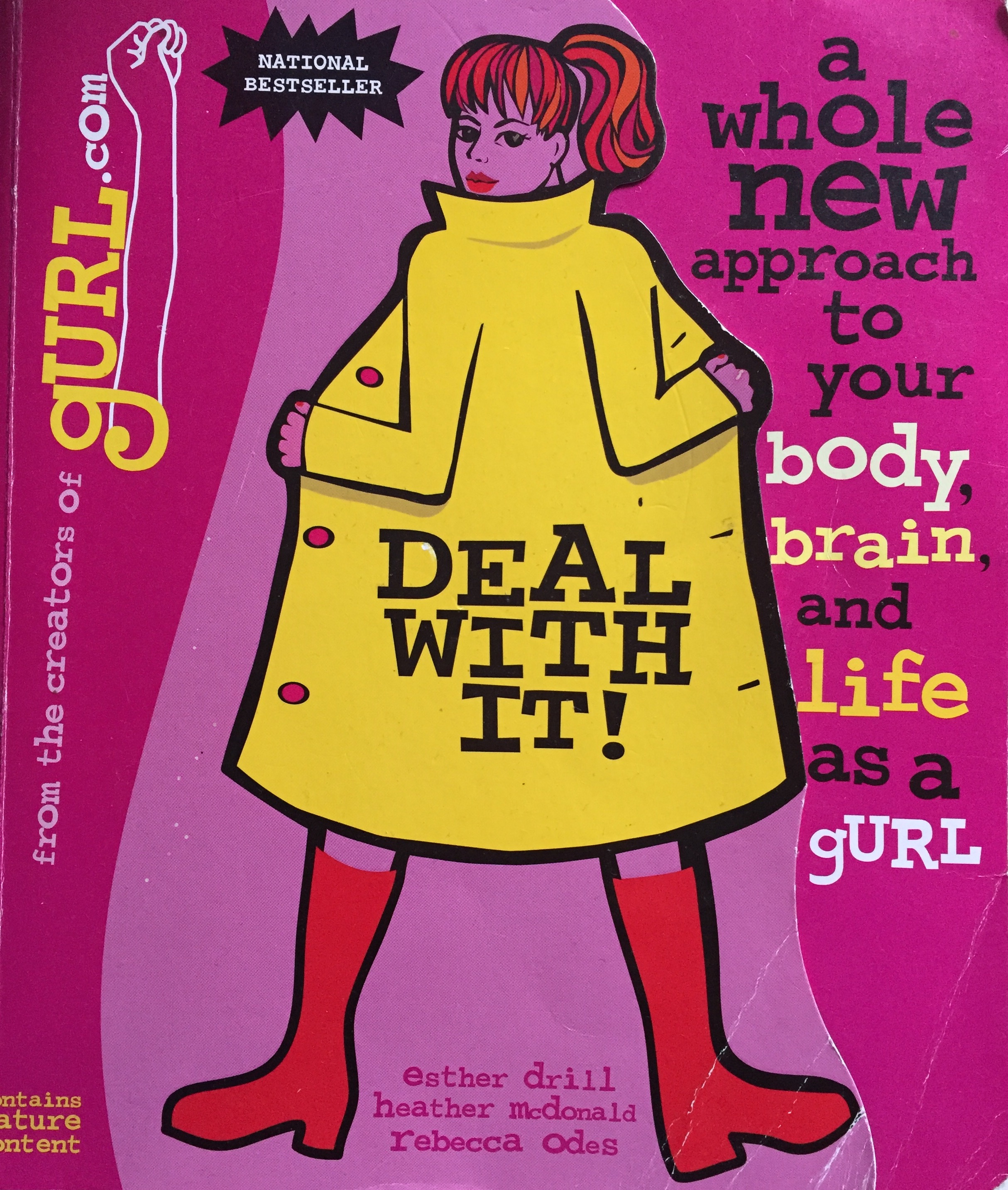 i have this kooky book on display in my bedroom still. photo by emily