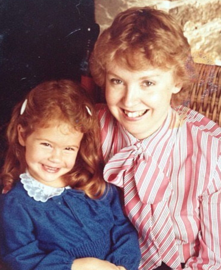 Ange and her momma.