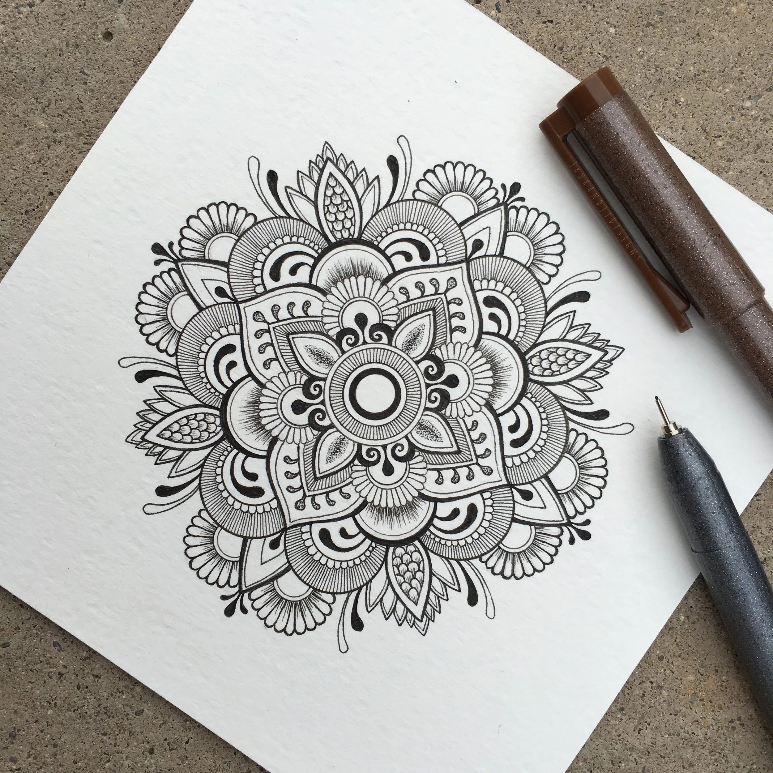 intricate mandala design