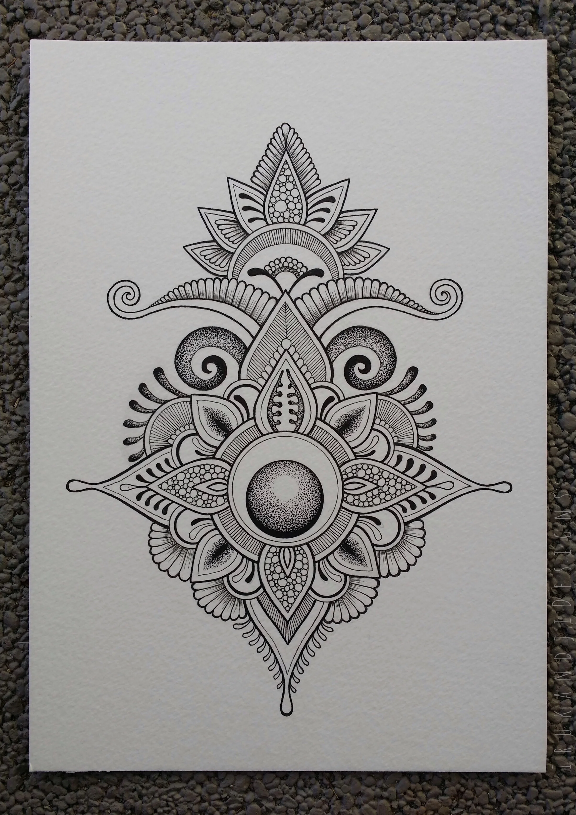 ornamental lotus mandala