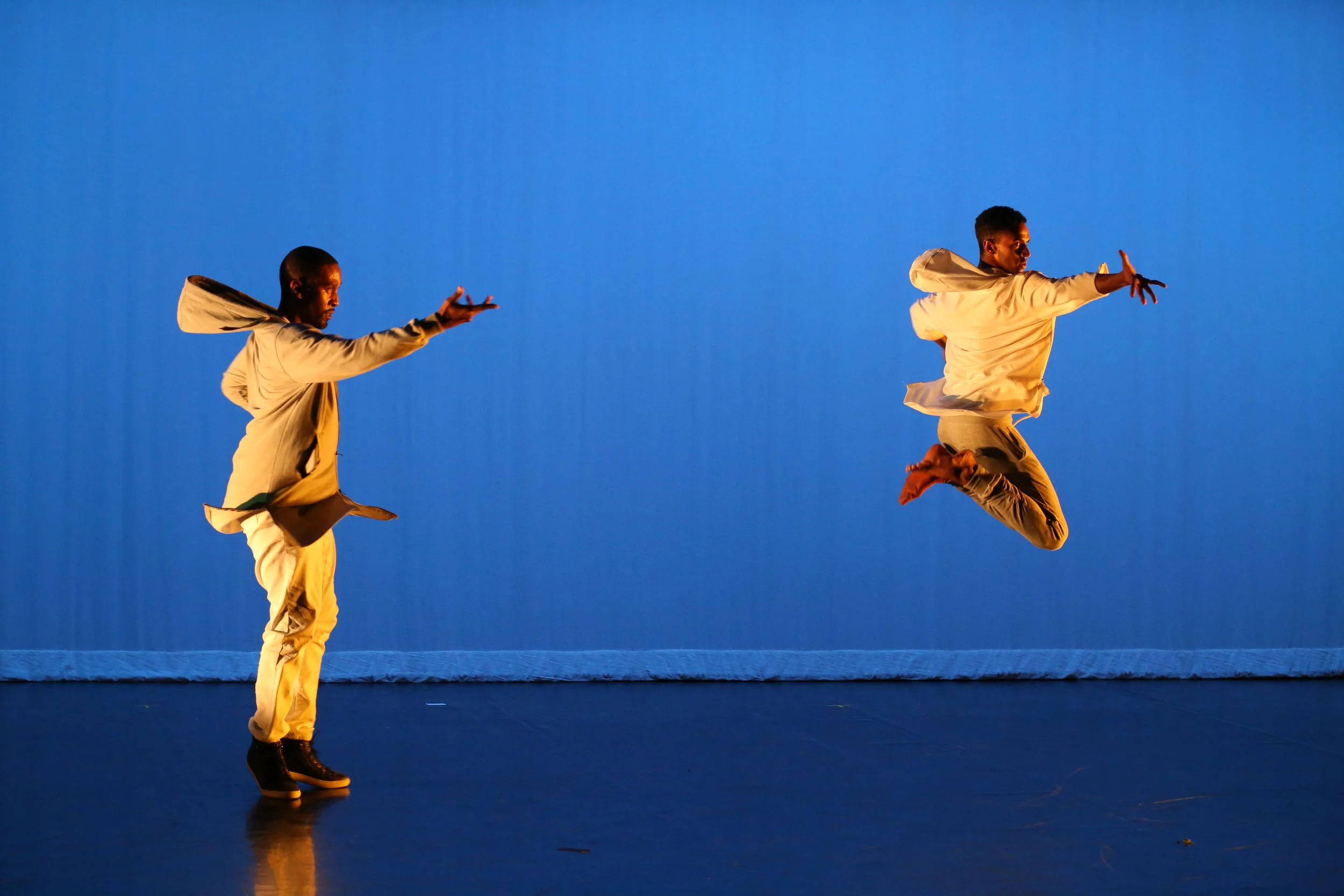 Virago-Man Dem Residency at MANCC 2017. Pictured: Duane Cyrus and Jonathan Gonzalez. Photo by Chris Cameron