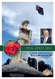 2011 Snowy Mountains ANZAC Day Booklet