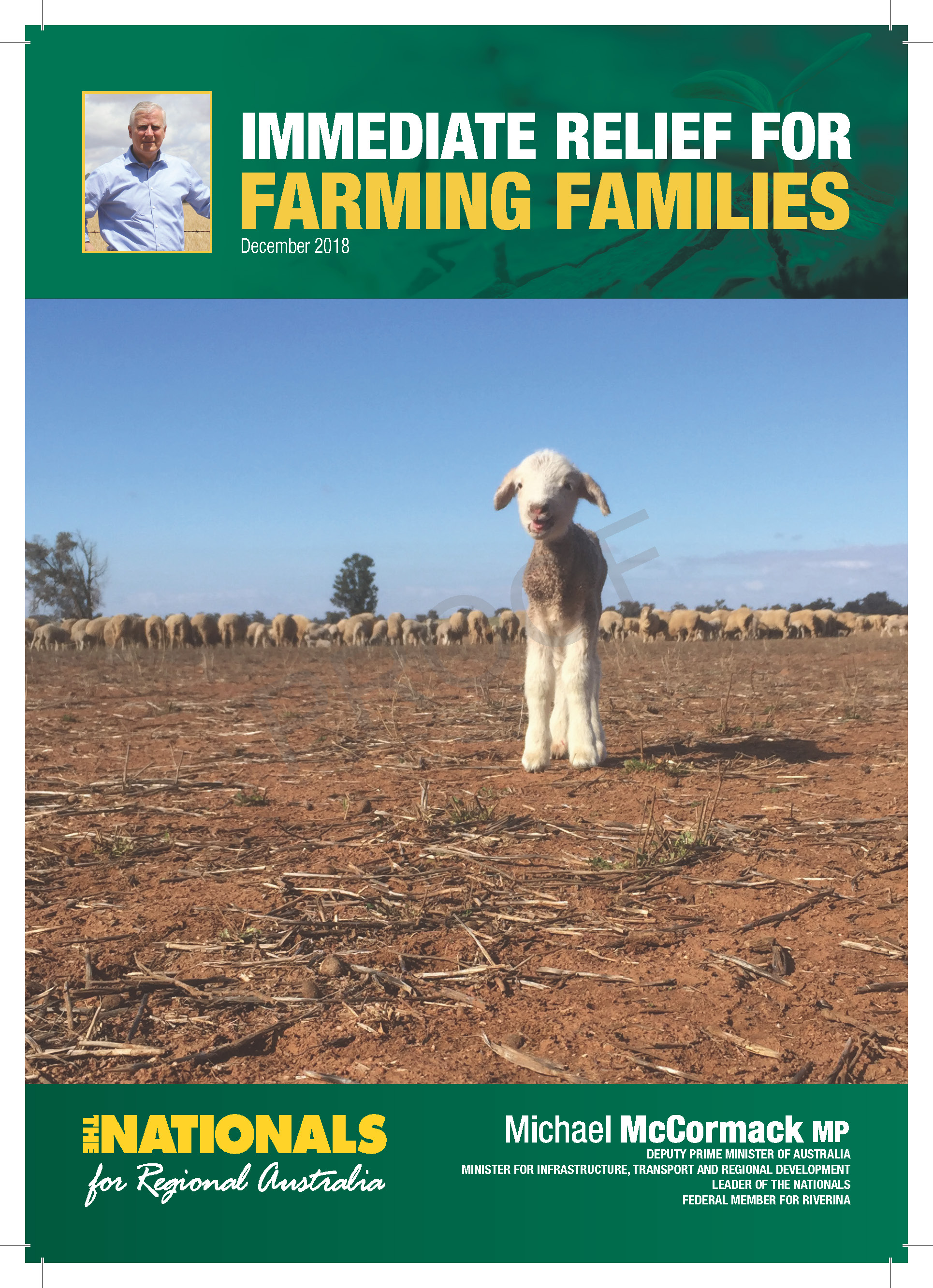 Drought information booklet 2018
