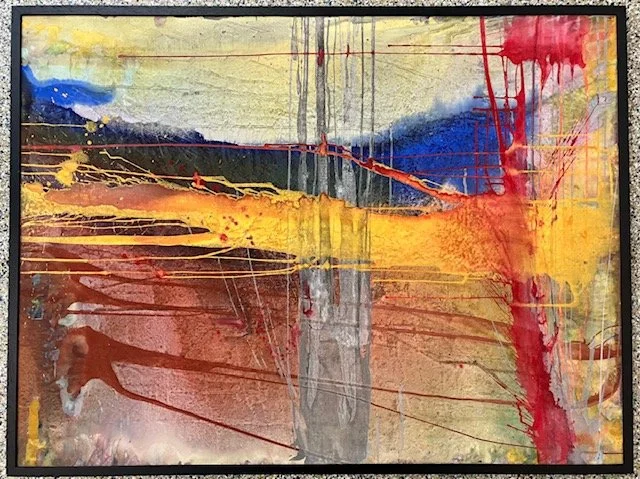 Christopher Gill-New Ukranian Flag-37x49-Acrylic on Paper-6000-Framed.jpeg