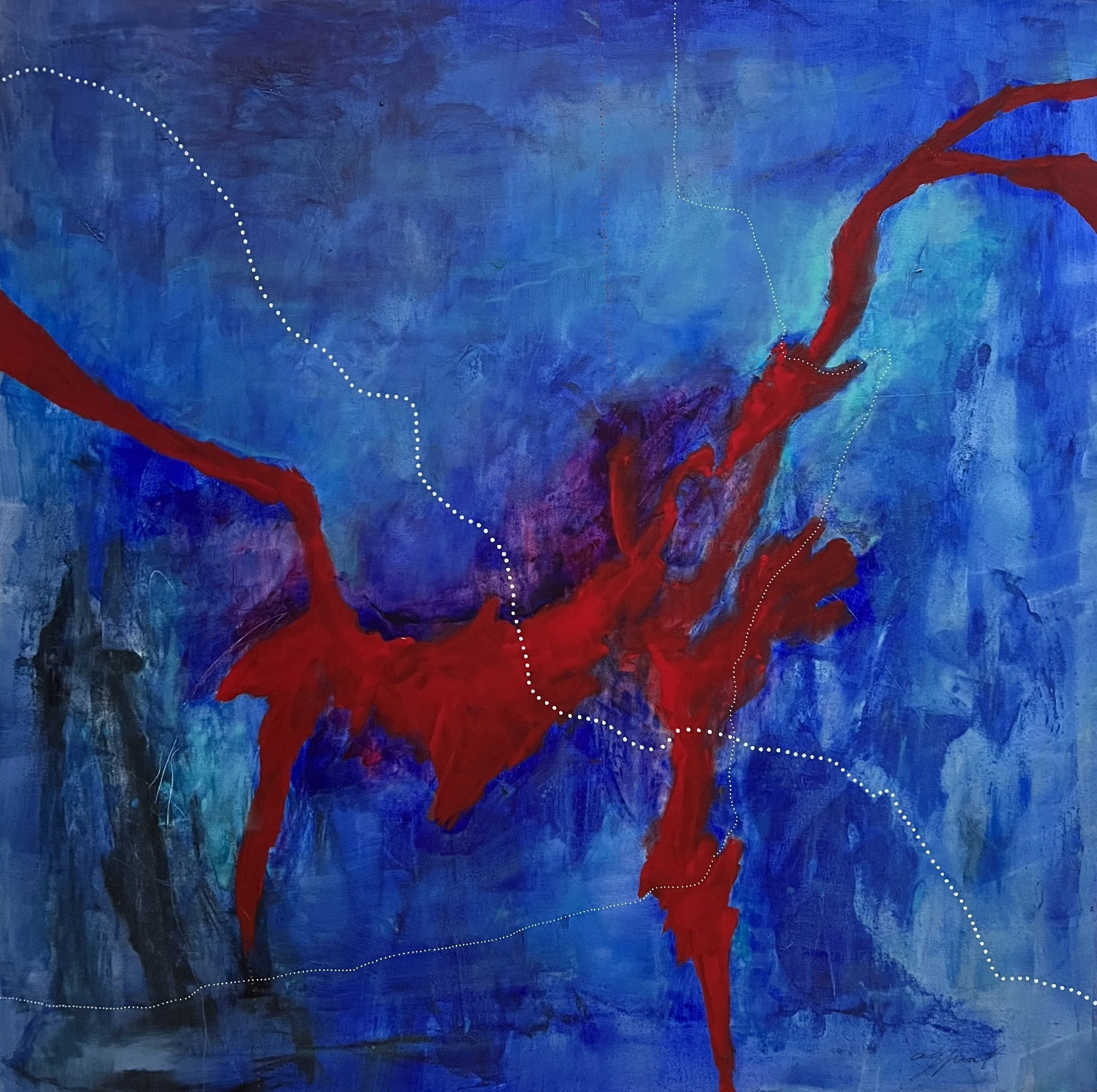 Prat Adriana_The Bleeding Sea_32x32_on canvas_2023.jpg