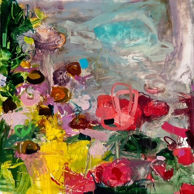 RobinReynolds - Fading Echinacea - 36x36 - oil on panel - 4900.jpeg