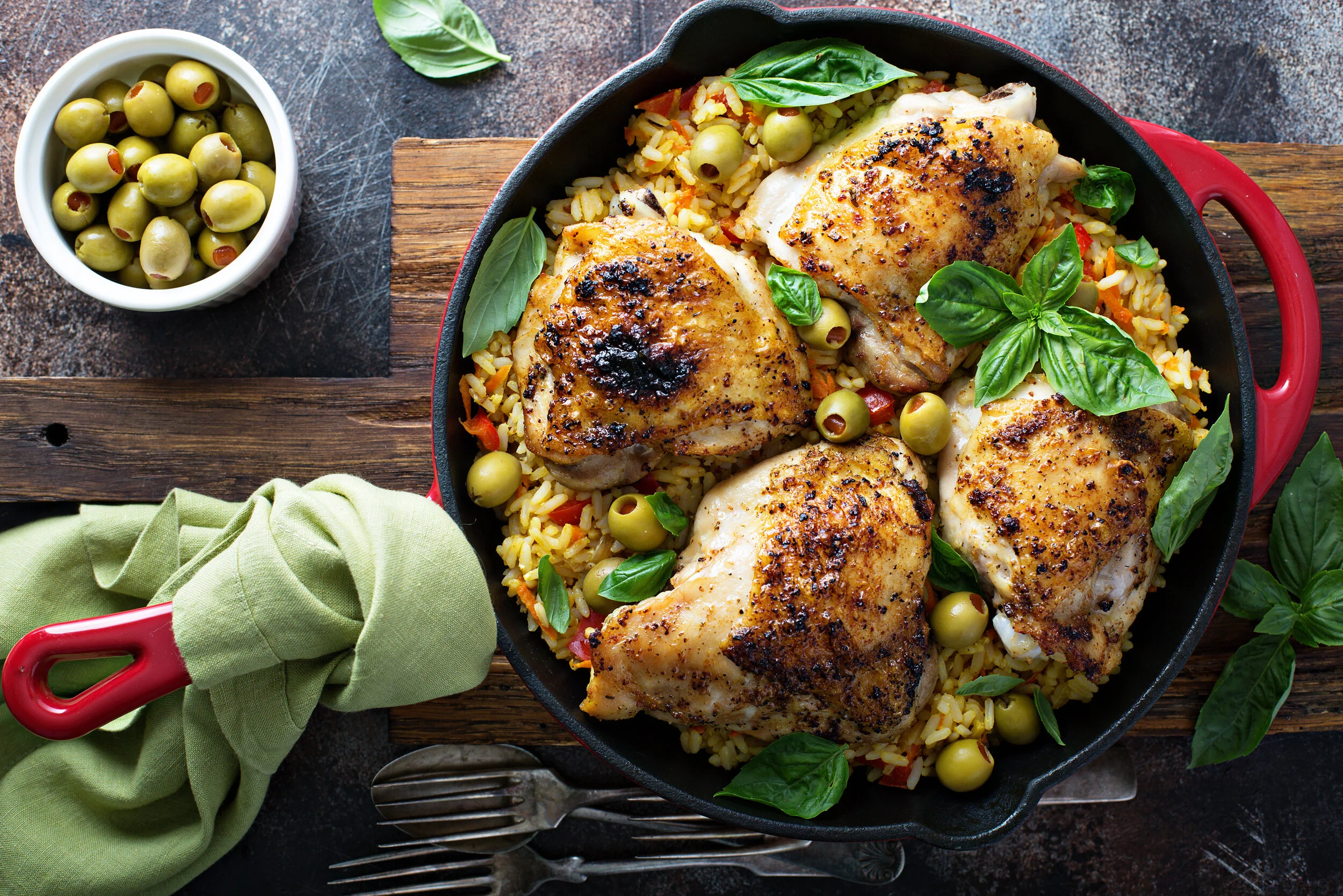Moroccan Style Chicken &amp; Rice