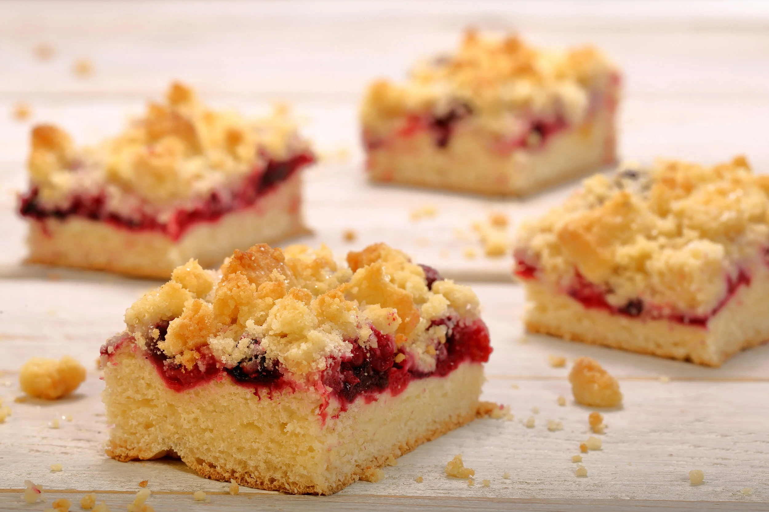 Plum Crumble Cake