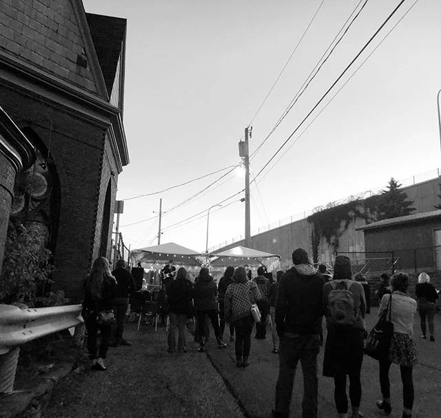 There was something special about budding up against the back of this beautiful building #femnfest18.