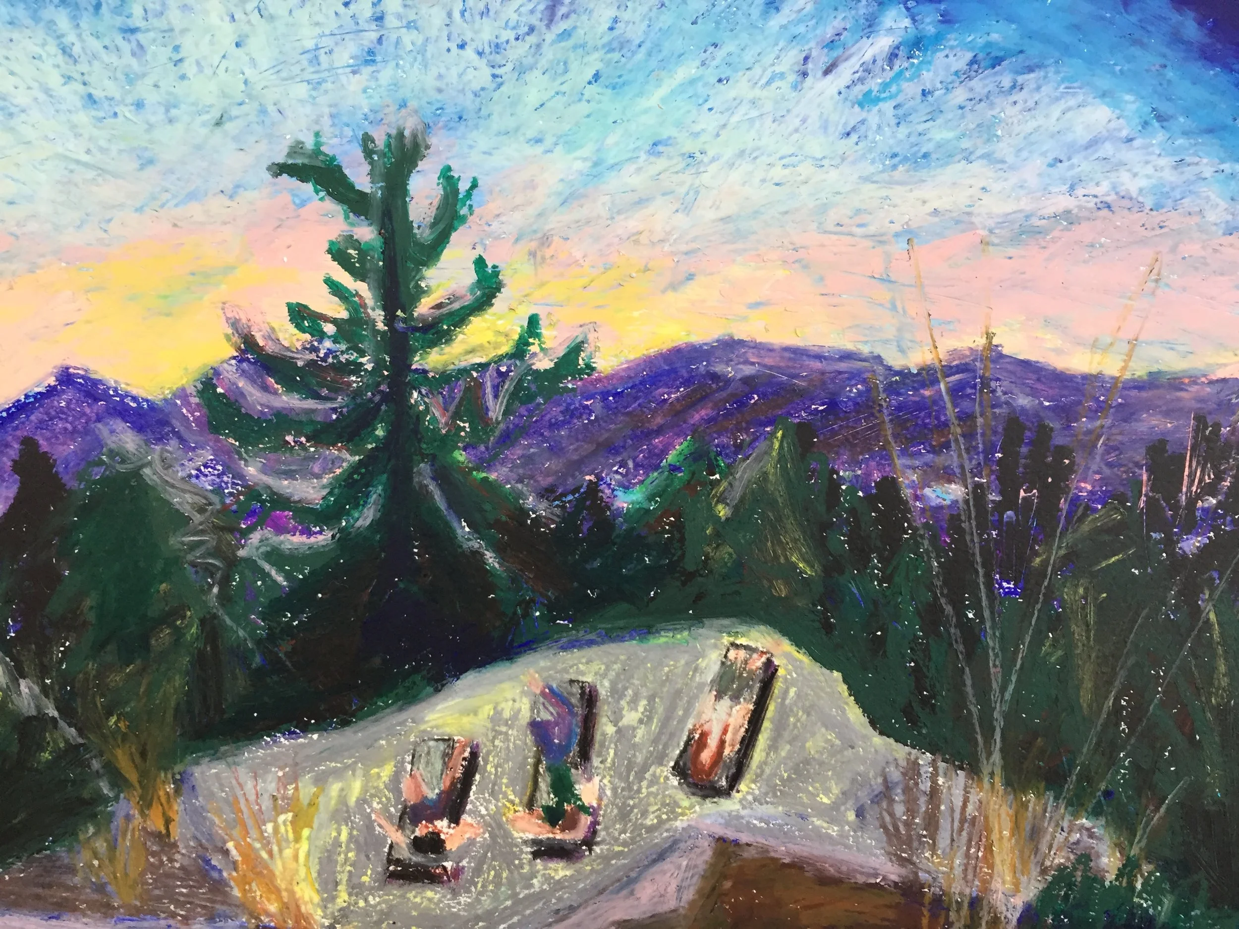 Lay back, look up 2019 (detail)