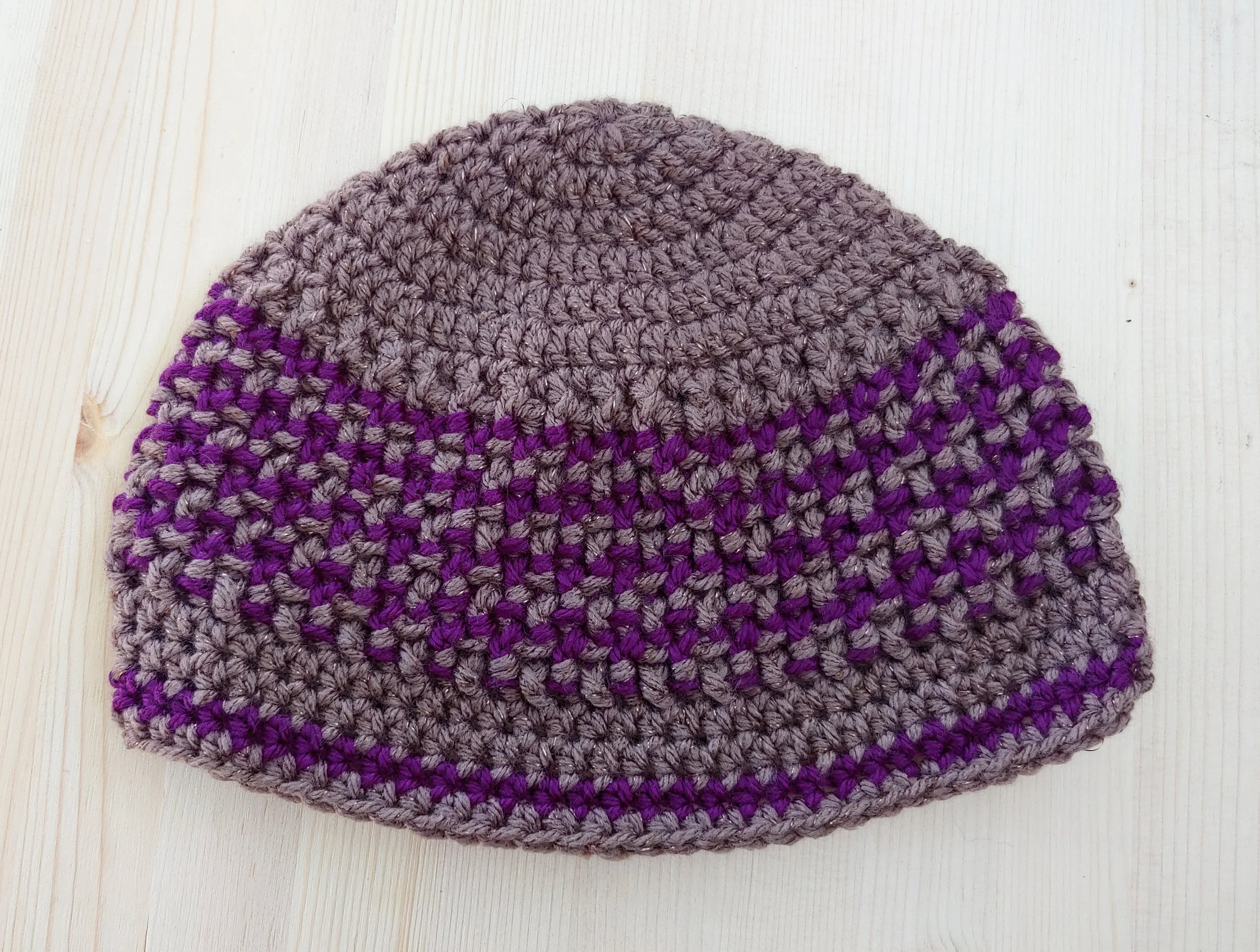shiny brown and purple hat.jpg