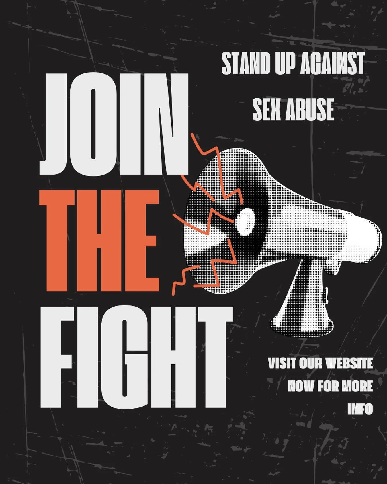 We can&rsquo;t do this alone. Join our fight against sex abuse. We can go so much together!