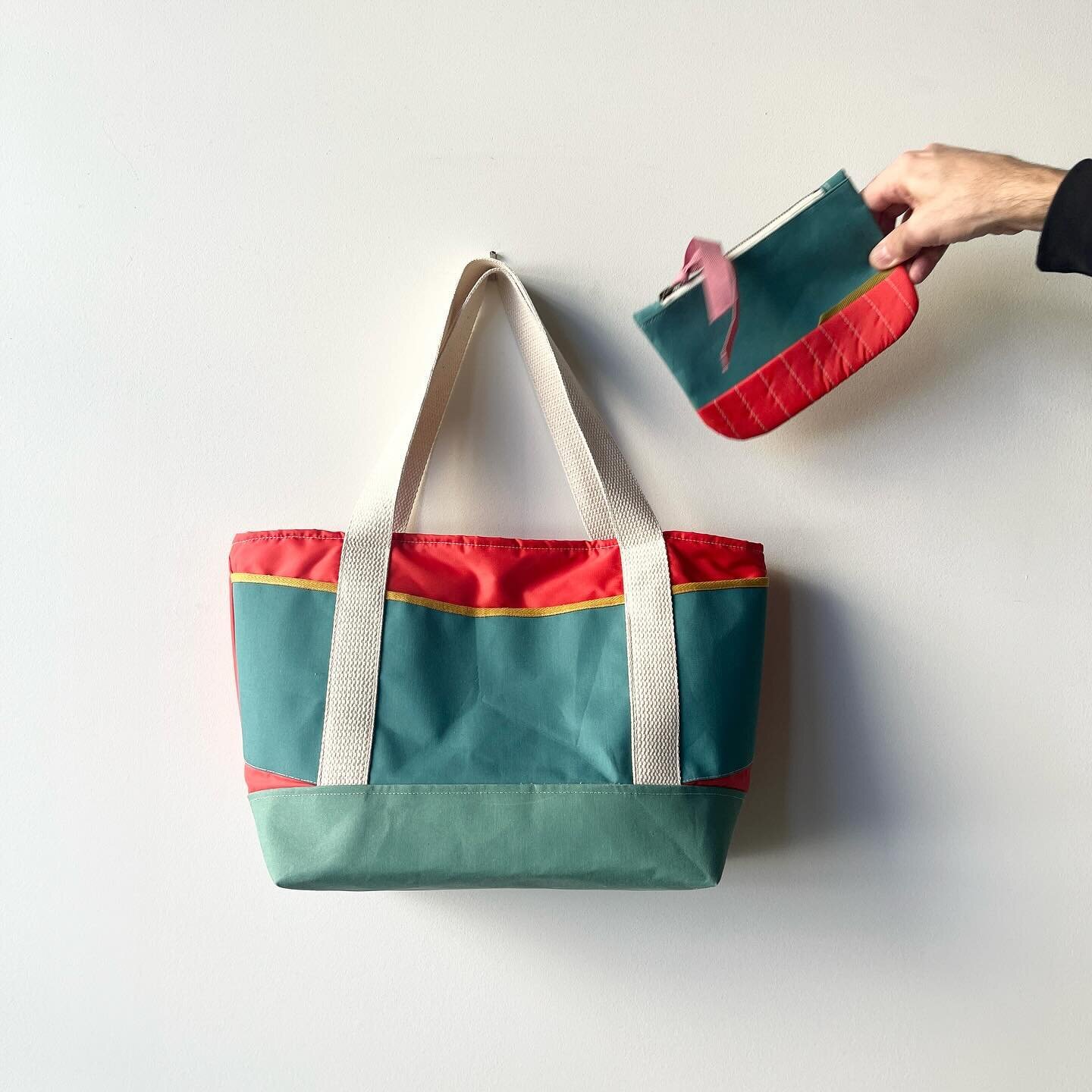 The Attic Tote and Pouch would make amazing gifts, just sayin&rsquo;. Link in profile. #madeinusa #ethicalmanufacturing