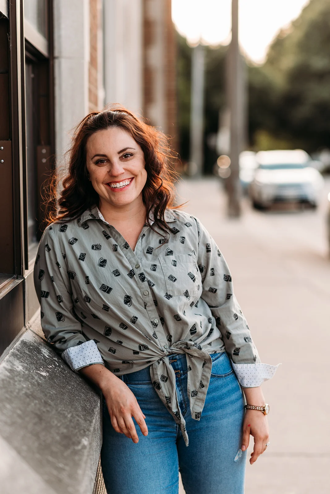 Sometimes I get my own headshots done. Like that one time in Downtown Green Bay when I actually curled my hair.