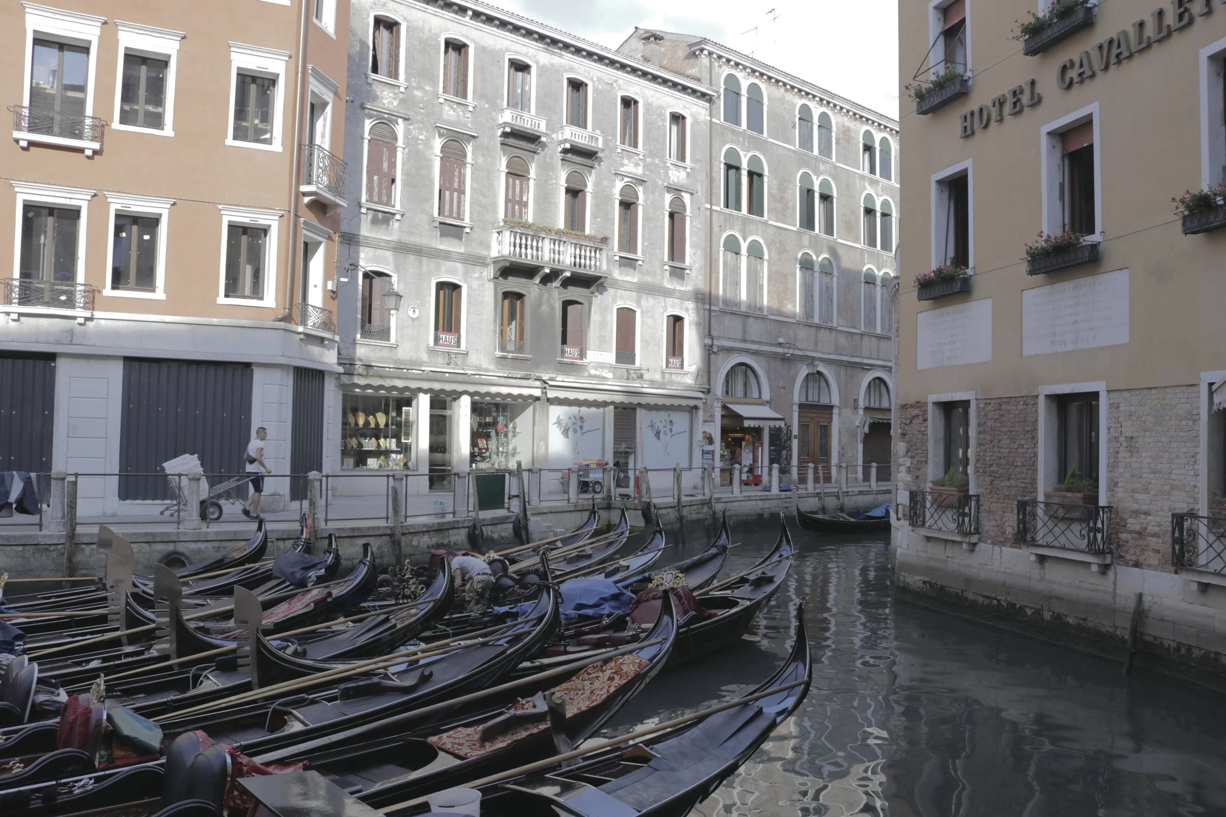 Gondolas in Venice