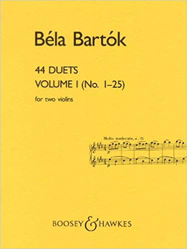 Bartók: 44 Violin Duets - Volume 1 (No. 1-25)
