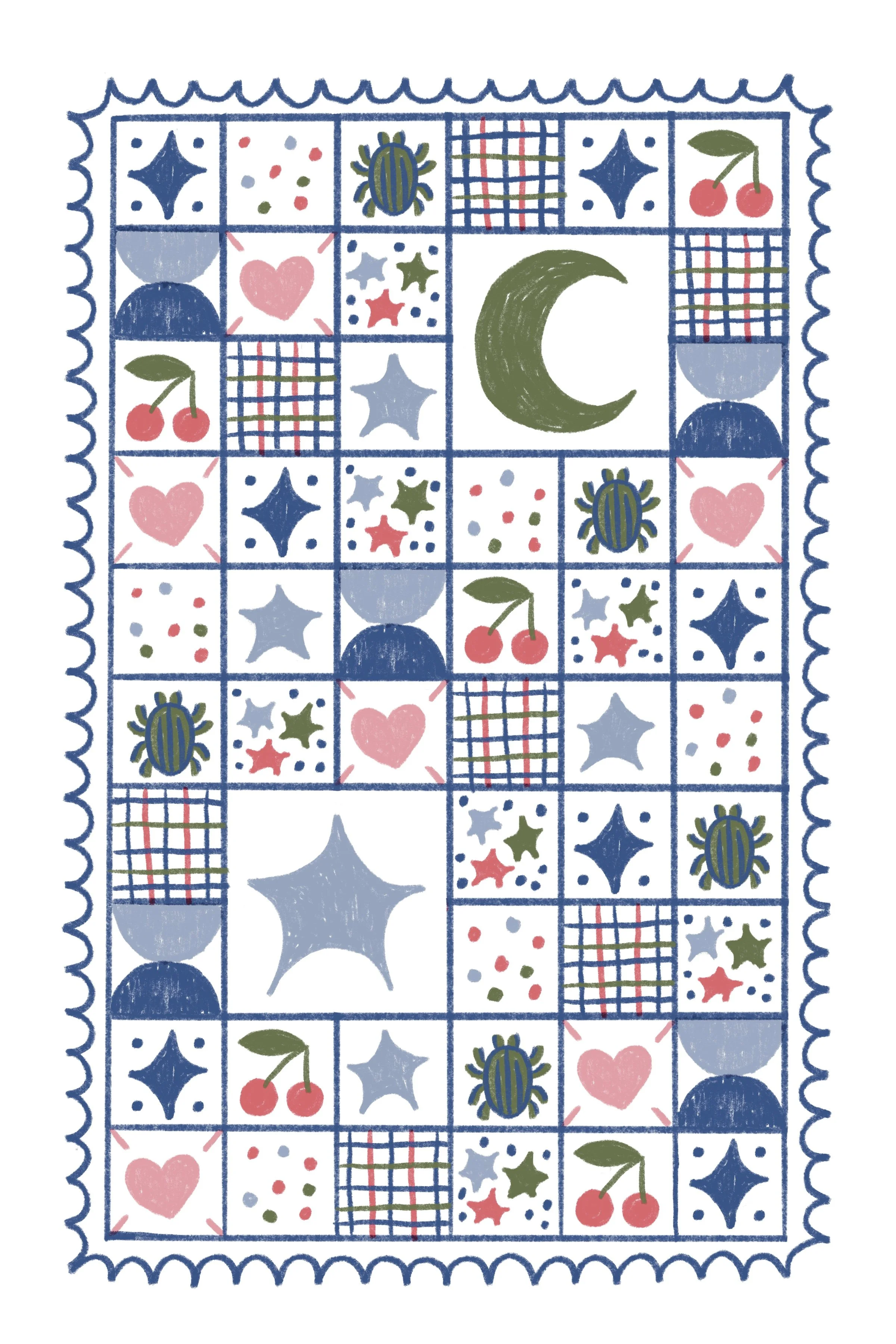 Quilt - Stars & Moon