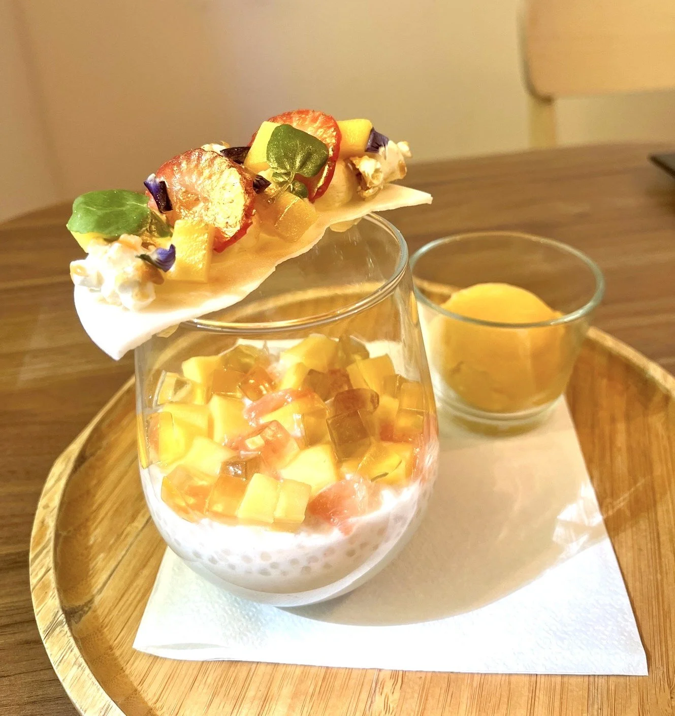 MANGO GRAPEFRUIT PANNA COTTA