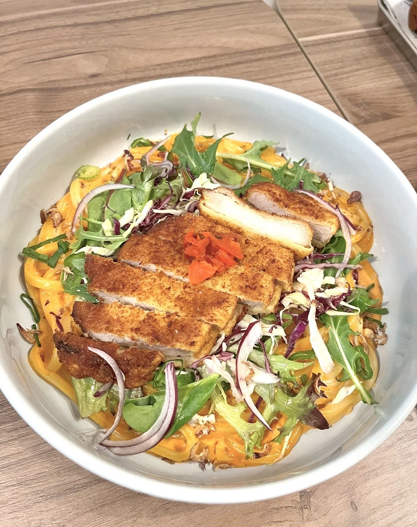 PORK KATSU CREAMY ROSE UDON